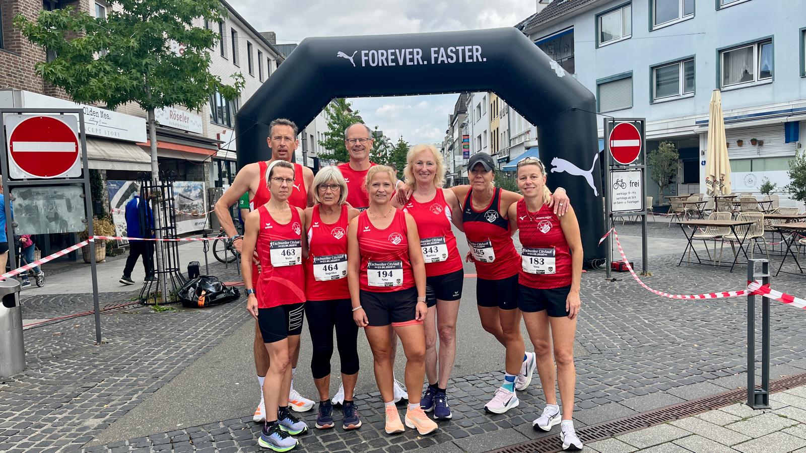 Nordrhein-Meisterschaften 5 km Straßenlauf beim Eschweiler Citylauf
